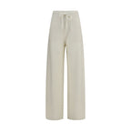 Beige Cashmere Casual Pants