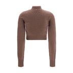 Brown Cashmere Sweatshirt