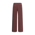 Bordeaux Polyester Joggers (Workout Pants)