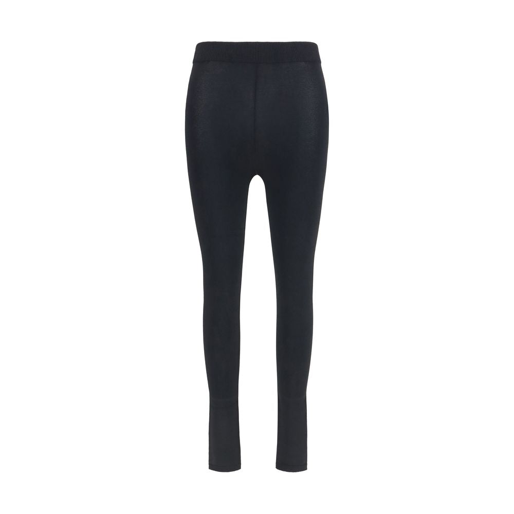 Black Viscose Leggings