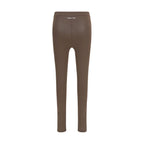 Brown Viscose Leggings