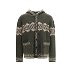Bicolor Cashmere Cardigan