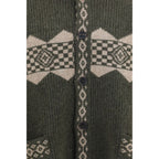 Bicolor Cashmere Cardigan