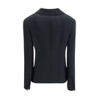 Black Viscose Blazer