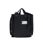 Black Polyester Shoulder Bag
