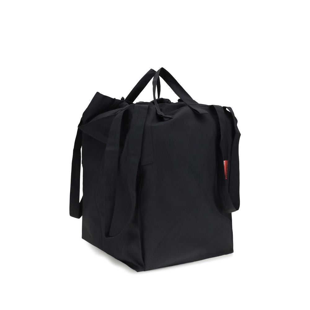 Black Polyester Shoulder Bag