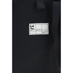 Black Polyester Shoulder Bag