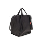 Gray Polyester Shoulder Bag