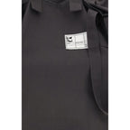 Gray Polyester Shoulder Bag