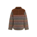 Brown Wool Oves Aries Full-Length Jacket