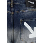 Gray Cotton Slim Fit Jeans