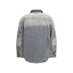 Gray Cotton Denim Jacket