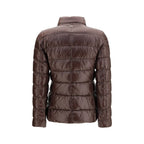 Brown Goose Down Full-Length Jacket