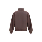 Brown Cotton Sweatshirt