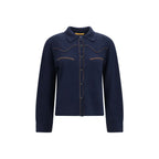 Blue Cashmere Dress Shirt