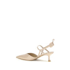 Beige Calf Leather Bos Taurus Pumps