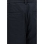 Black Cotton Cargo Pants