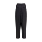 Black Wool Oves Aries Dress Pants