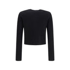 Black Viscose Cardigan