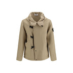 Beige Wool Oves Aries Full-Length Jacket