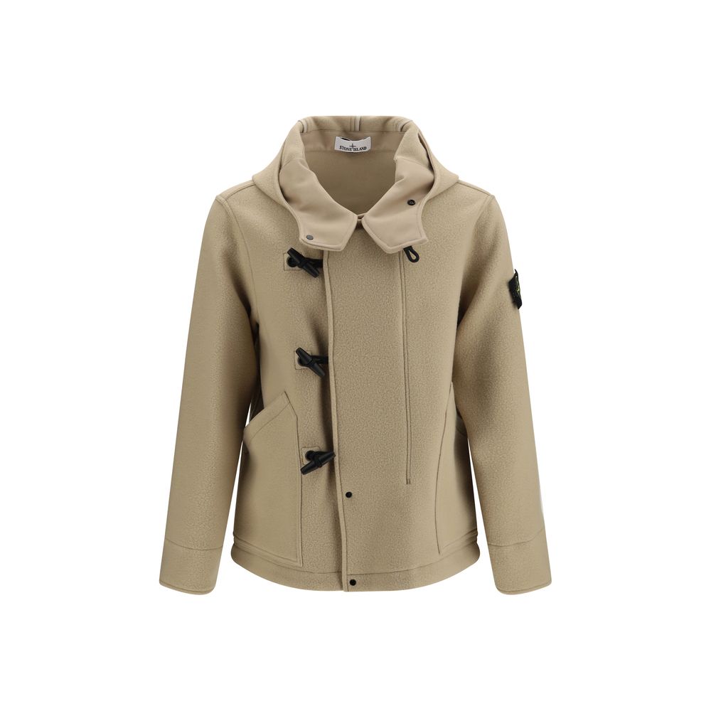 Beige Wool Oves Aries Full-Length Jacket