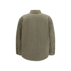 Bicolor Cotton Shell Jacket