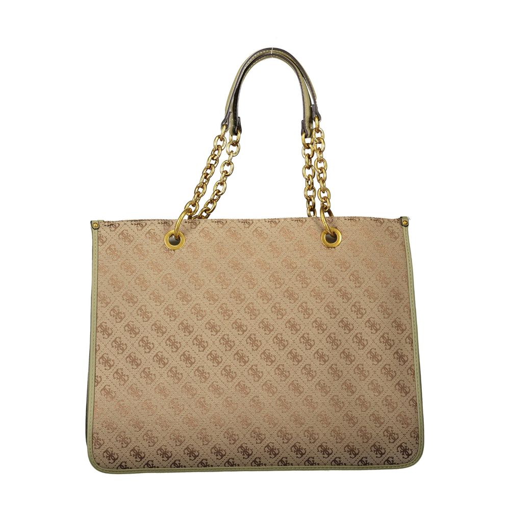 Verde Polyurethane Women Handbag