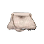 Pink Polyurethane Women's Handbag