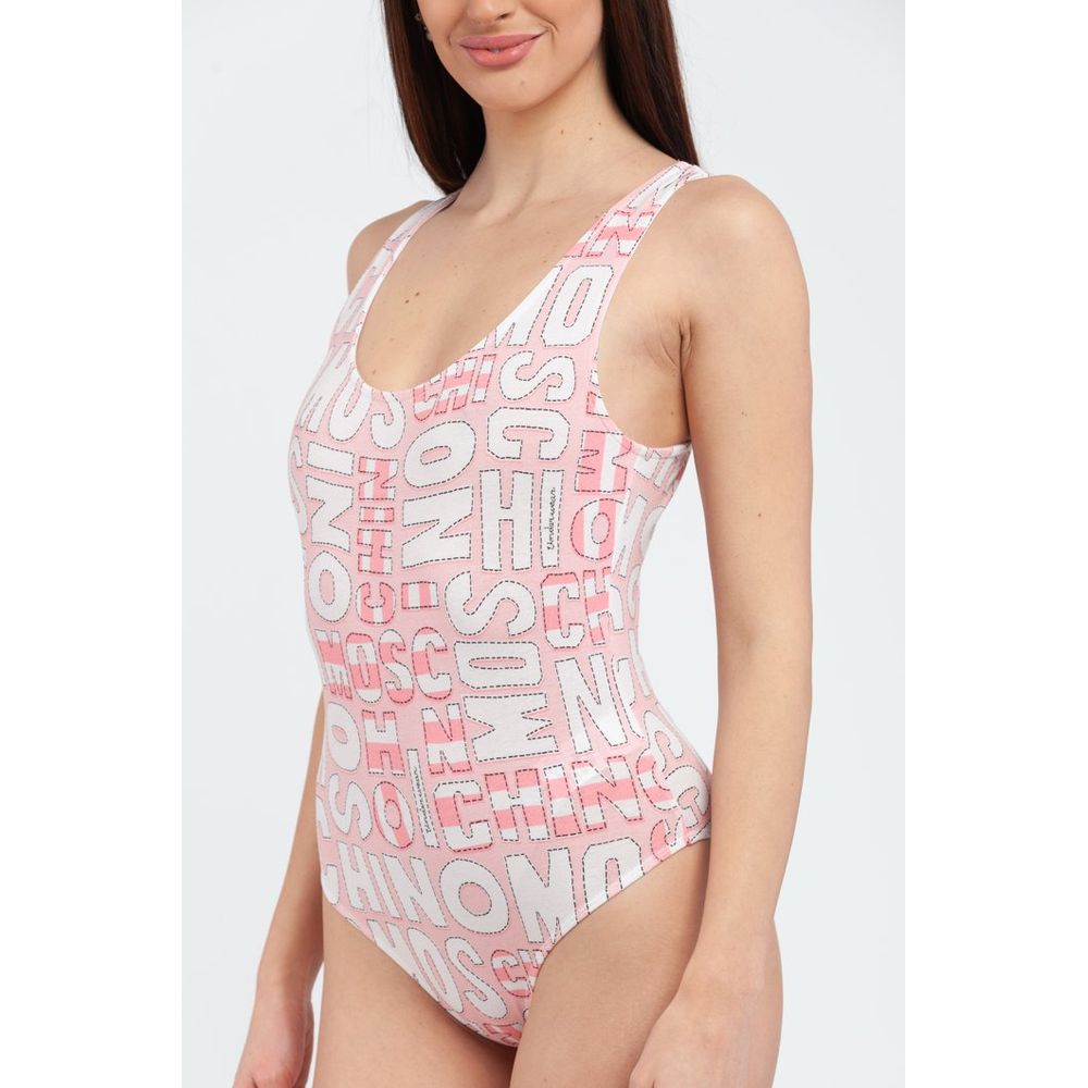 Multicolor Cotton One-Piece Swimsuit