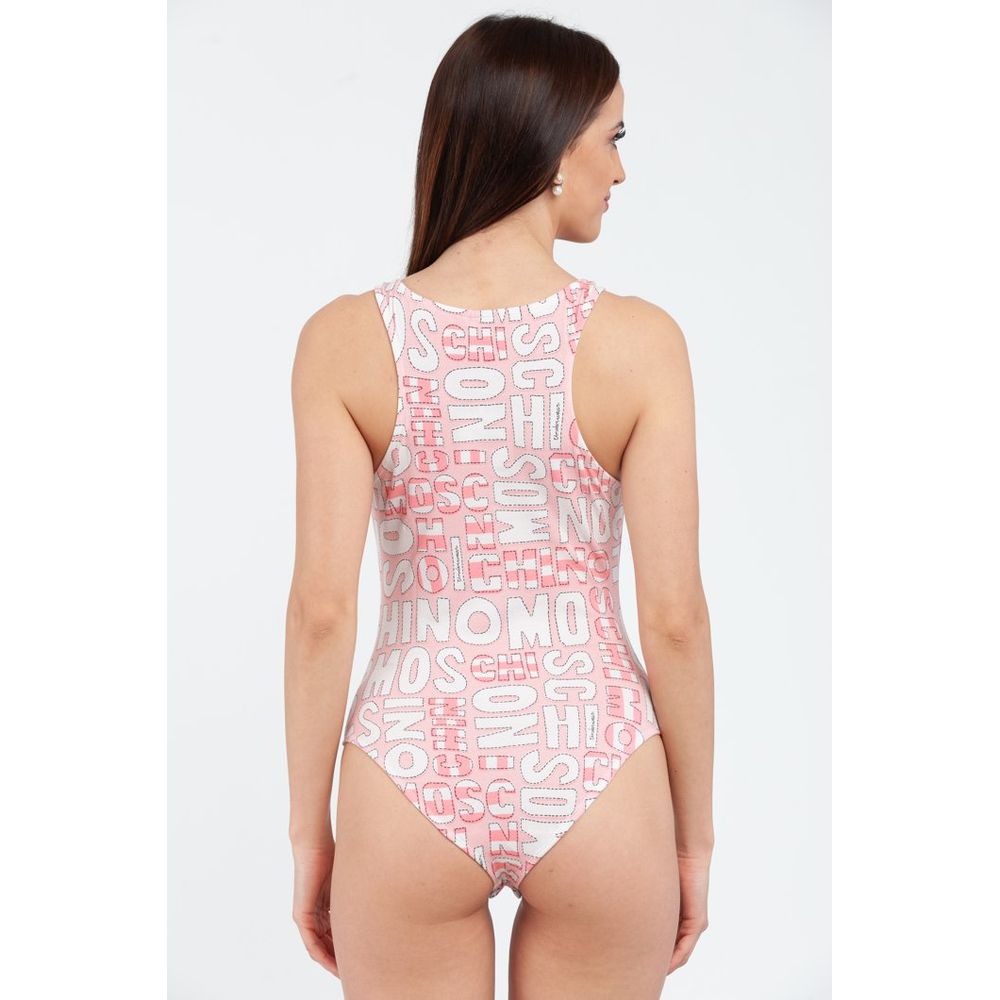 Multicolor Cotton One-Piece Swimsuit