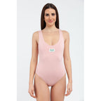 Multicolor Cotton One-Piece Swimsuit