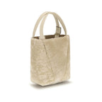 Beige Calf Leather Bos Taurus Shoulder Bag