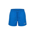 Blue Polyester Swim Shorts