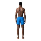 Blue Polyester Swim Shorts