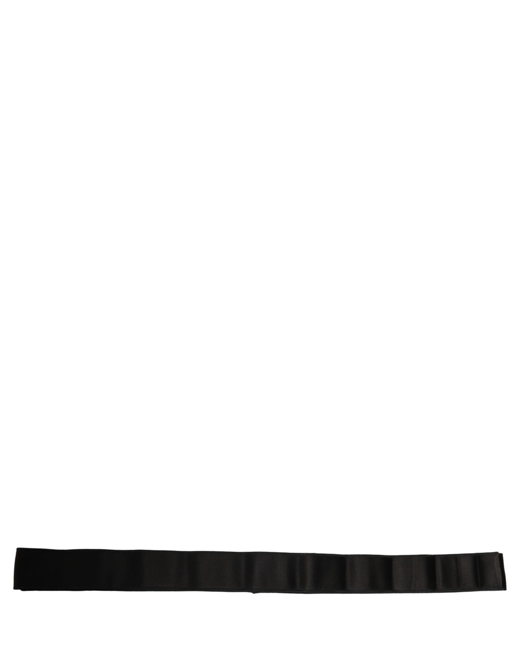 Black Satin Silk Wide Band Waist Cintura Belt
