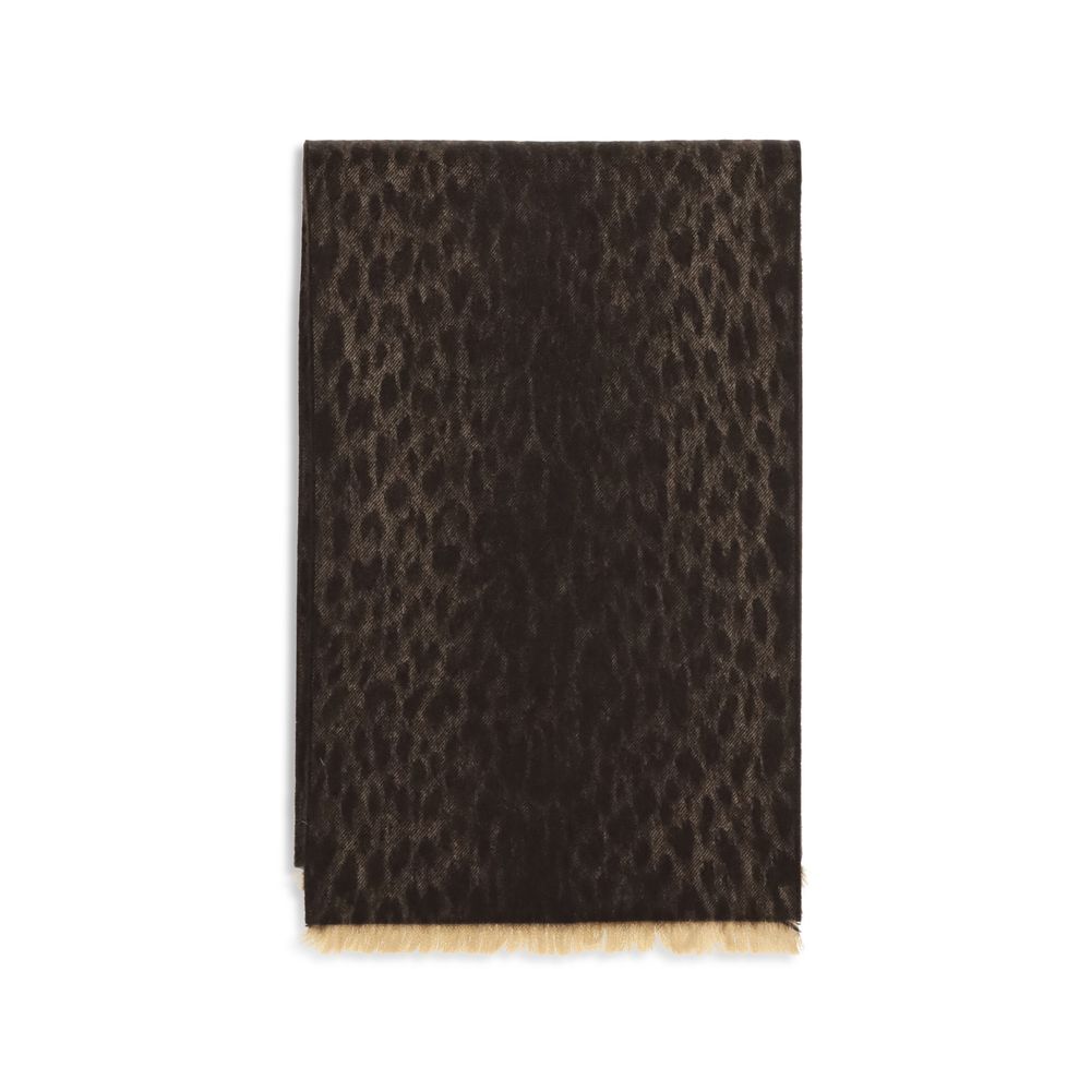 Brown Wool Oves Aries Scarf