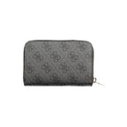 Black Polyurethane Women Wallet