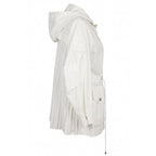 White Cotton Women Jacket