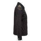 Black Cotton Women Jacket