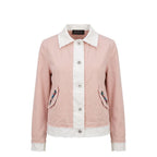 Pink Cotton Women's Jacket