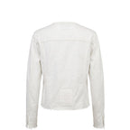 White Cotton Women Jacket