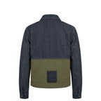 Blue Cotton Mens Jacket
