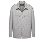 Green Polyurethane Men Jacket