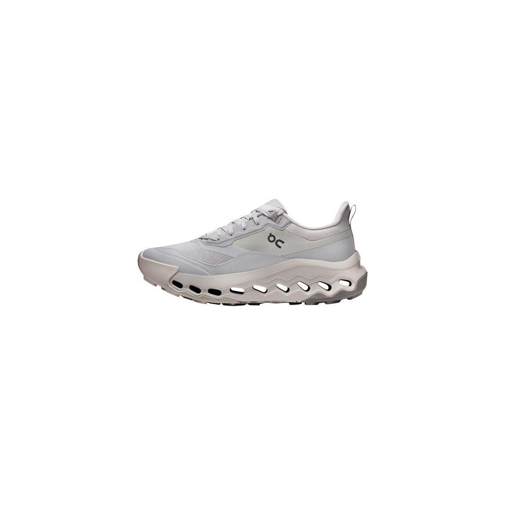 Gray Synthetic Athletic Sneakers