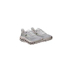 Gray Synthetic Athletic Sneakers