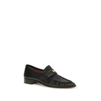 Black Calf Leather Bos Taurus Slip-On Loafers