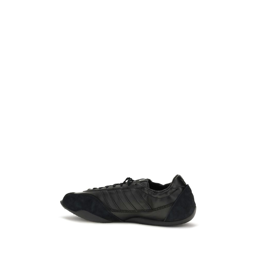Black Calf Leather Bos Taurus Athletic Sneakers