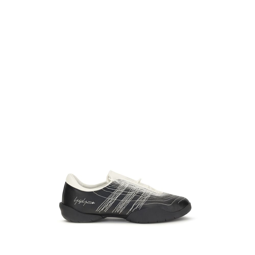 Black Rubber Athletic Sneakers