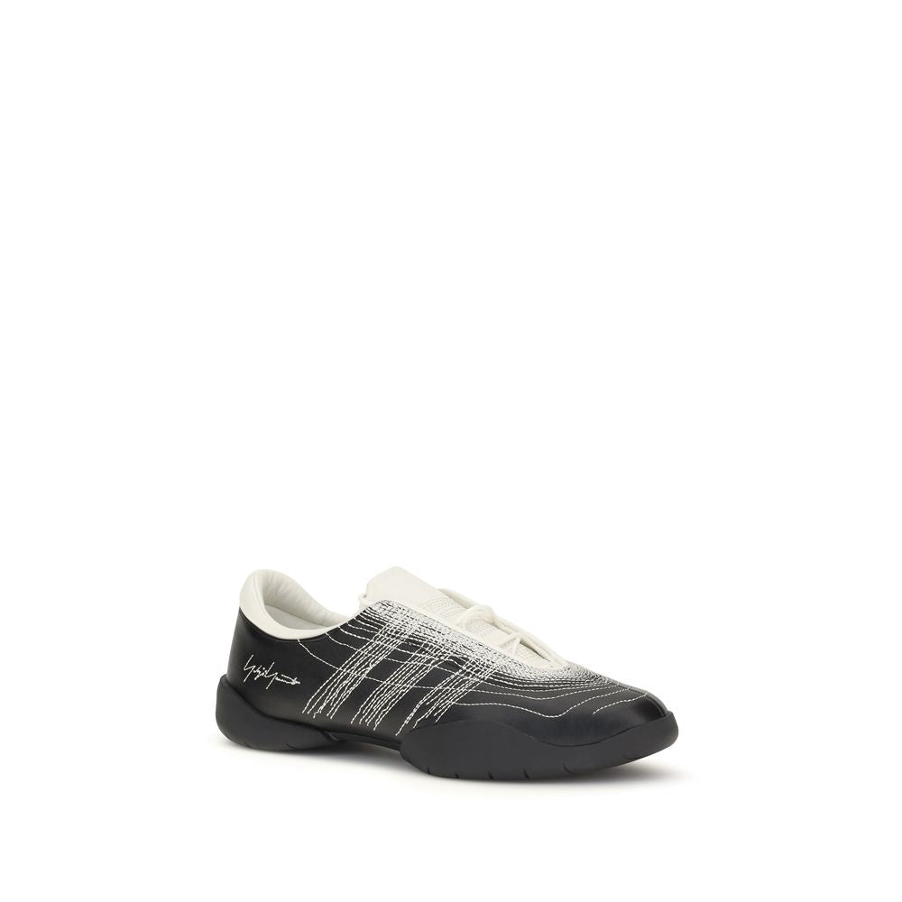 Black Rubber Athletic Sneakers