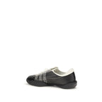 Black Rubber Athletic Sneakers